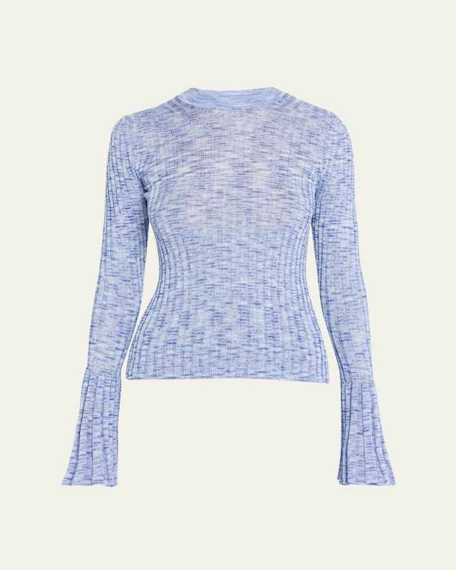 Mouline Long-Sleeve Top